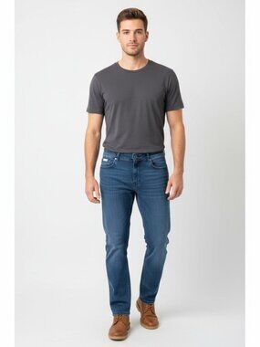 KUHL Mens Klassik Fit Indigo Dye Straight Leg Denim Jeans Size 38x30